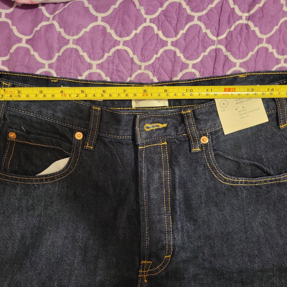 Universal Thread Blue Ankle Cropped Jeans Classic Denim - Picture 7 of 9